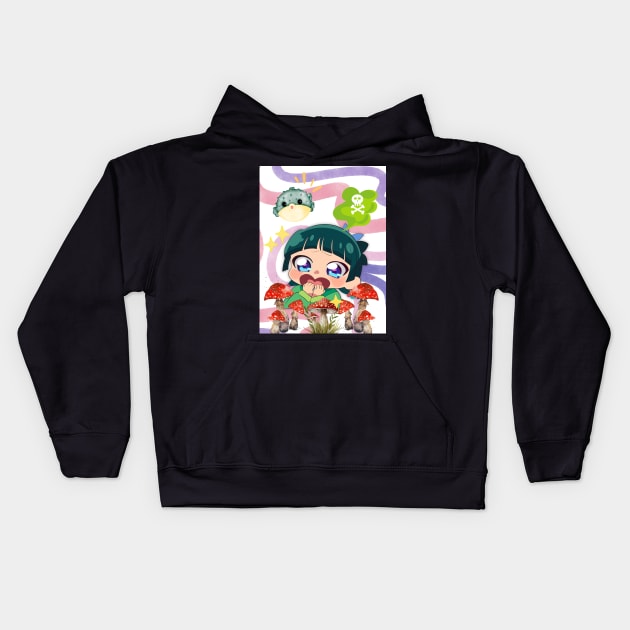 The Apothecary Diaries - Maomao poison Kids Hoodie by LaartStudio